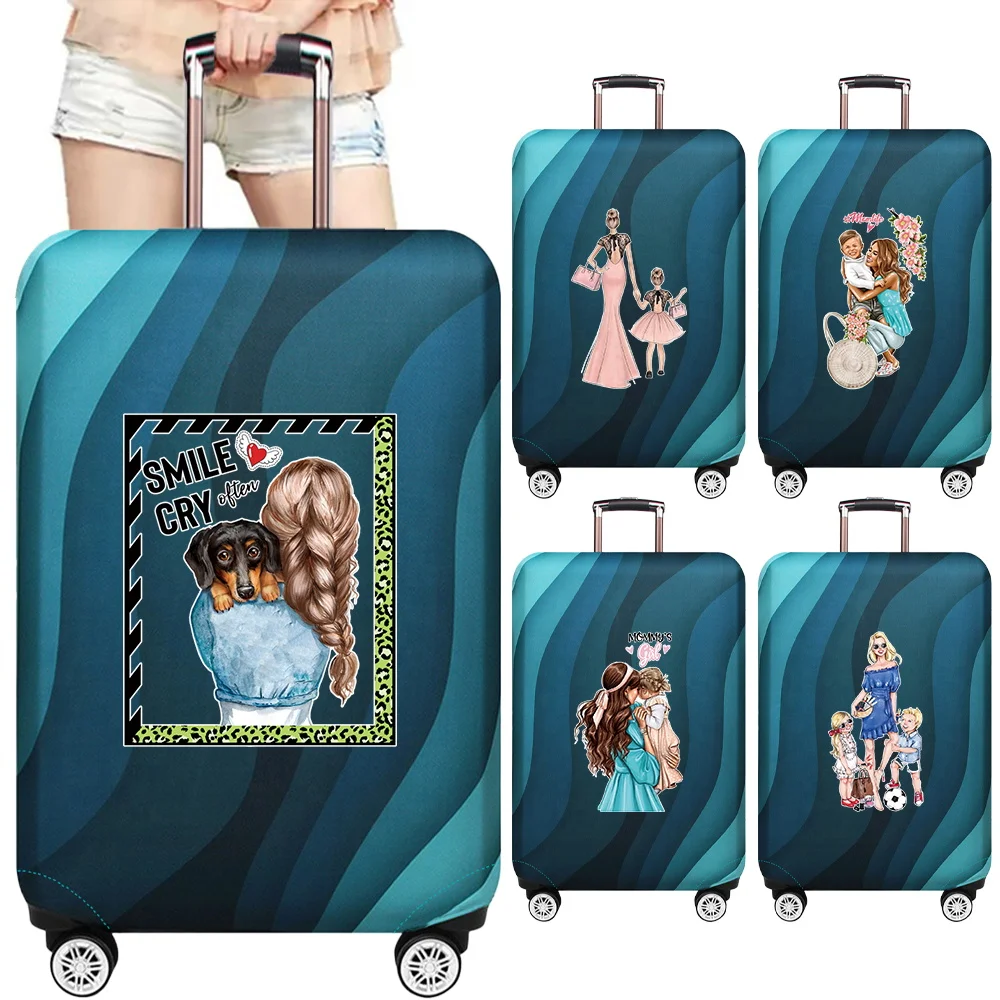 

Luggage Cover Travel Accessories Dust Cover Protective Case Wear Resistant Mom Series Multiple Style Options 18-32inch Suitable