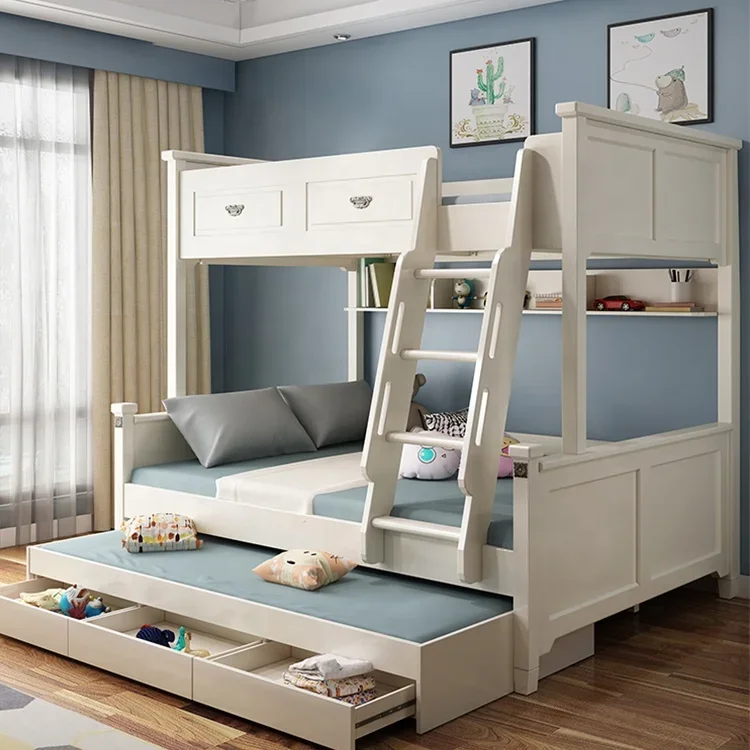 Hot Sale Kids Bunk Bed With Stairs Bedroom Furniture Bed Set