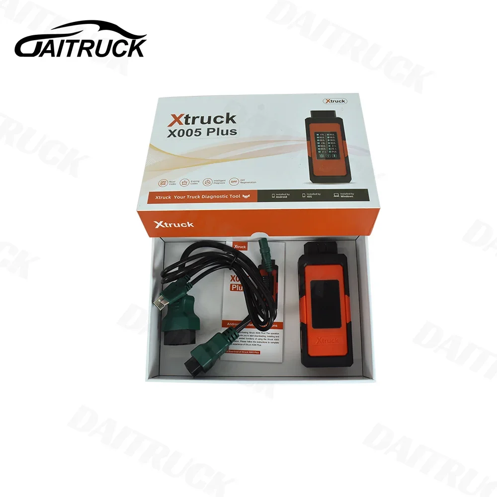 

Инструмент диагностики грузовиков для Xtruck 005 плюс поддержка подключения версии USB для тяжелых грузовиков, FAW, Weichai и Euro 6.