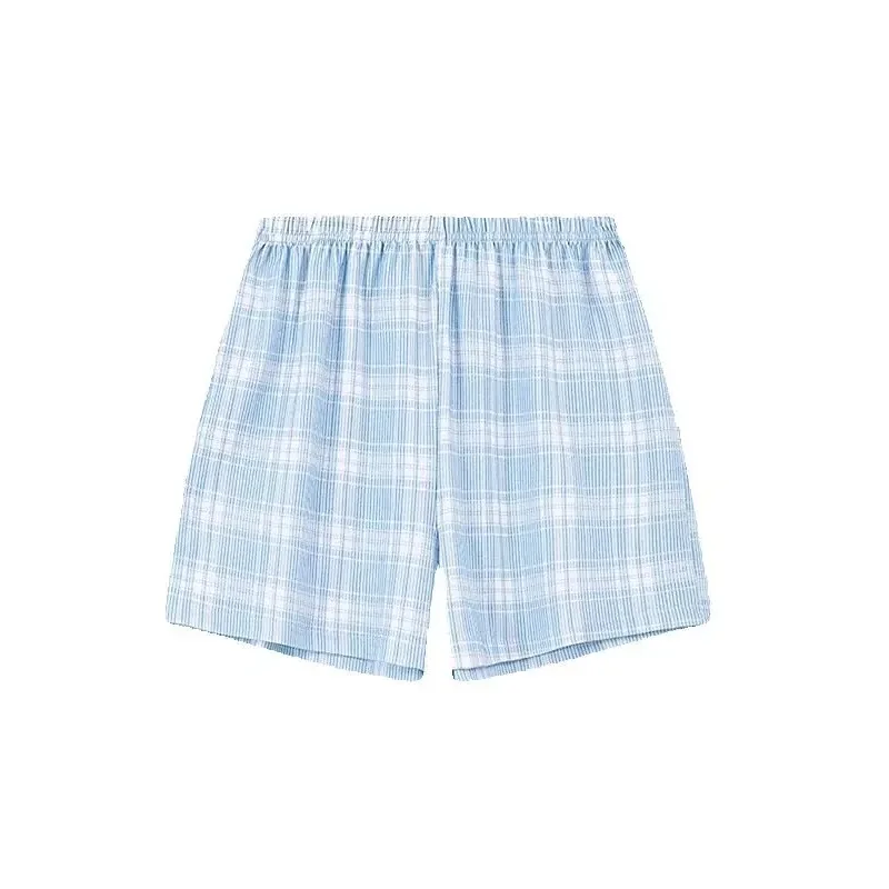 

Women's Short Trousers Plaid Print Cotton Sleep Pants Female Pajamas Pants Bottoms Sleepwear Pajama For Young Girls Pijama Mujer
