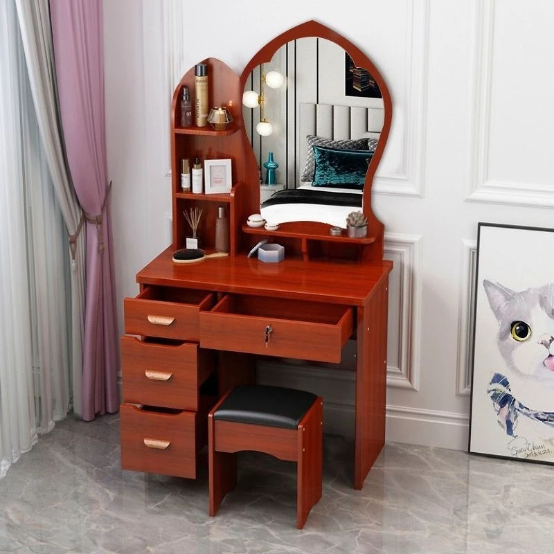 Modern simple cosmetic table dresser, bedroom mini small apartment household economical dressing