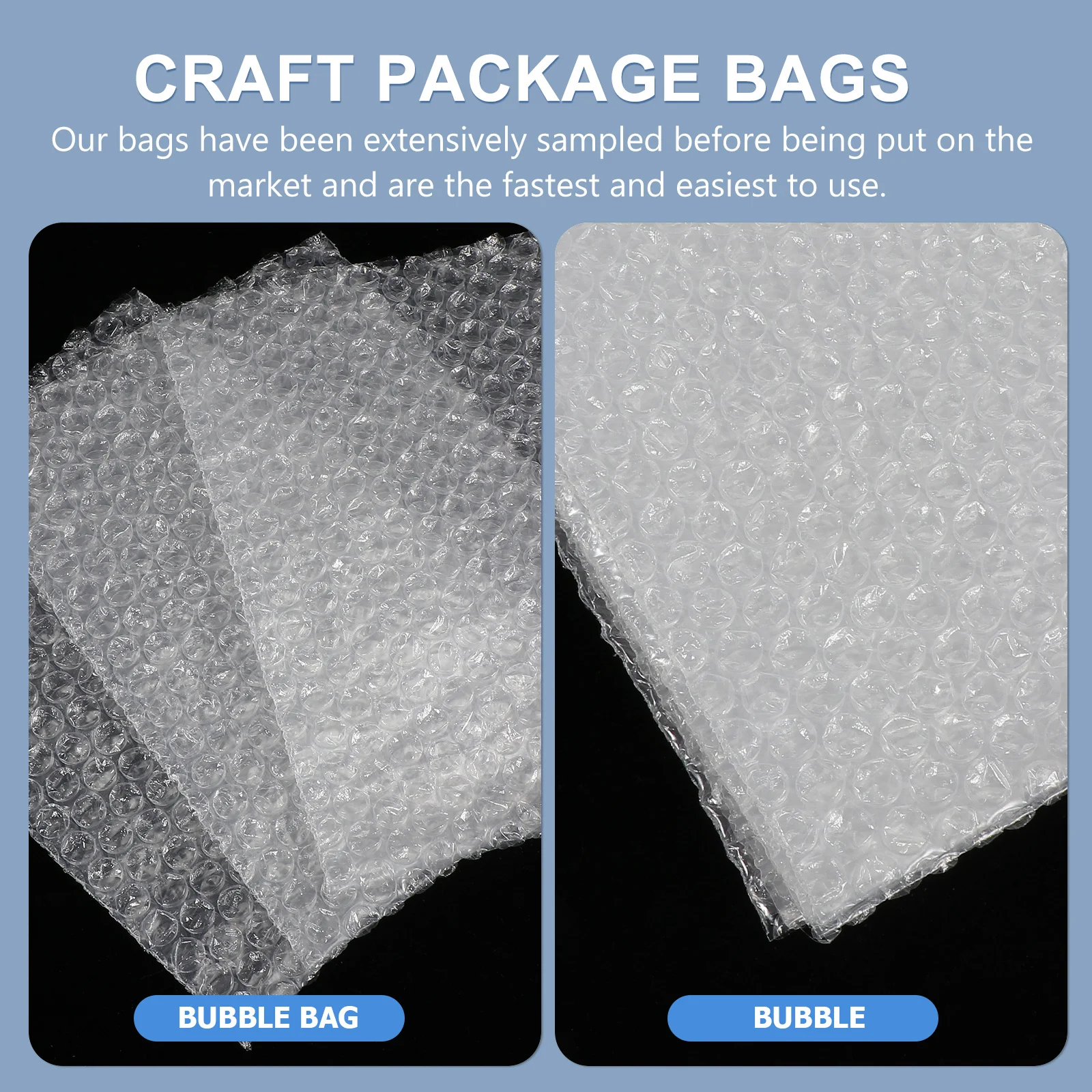 100 Uds. Bolsas de burbujas para sobres, bolsas gruesas, amortiguación protectora para bolsas de embalaje de envío