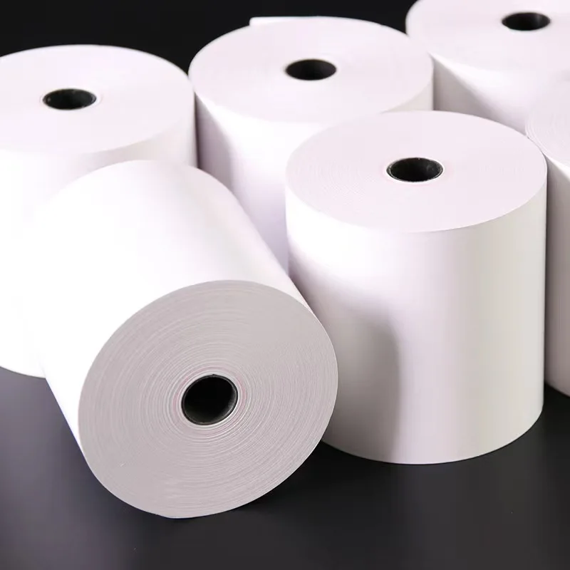 2 Rolls Thermal paper 80x80 Supermarket cashier paper 80mm food takeout printing paper Bank voucher number paper 80*80