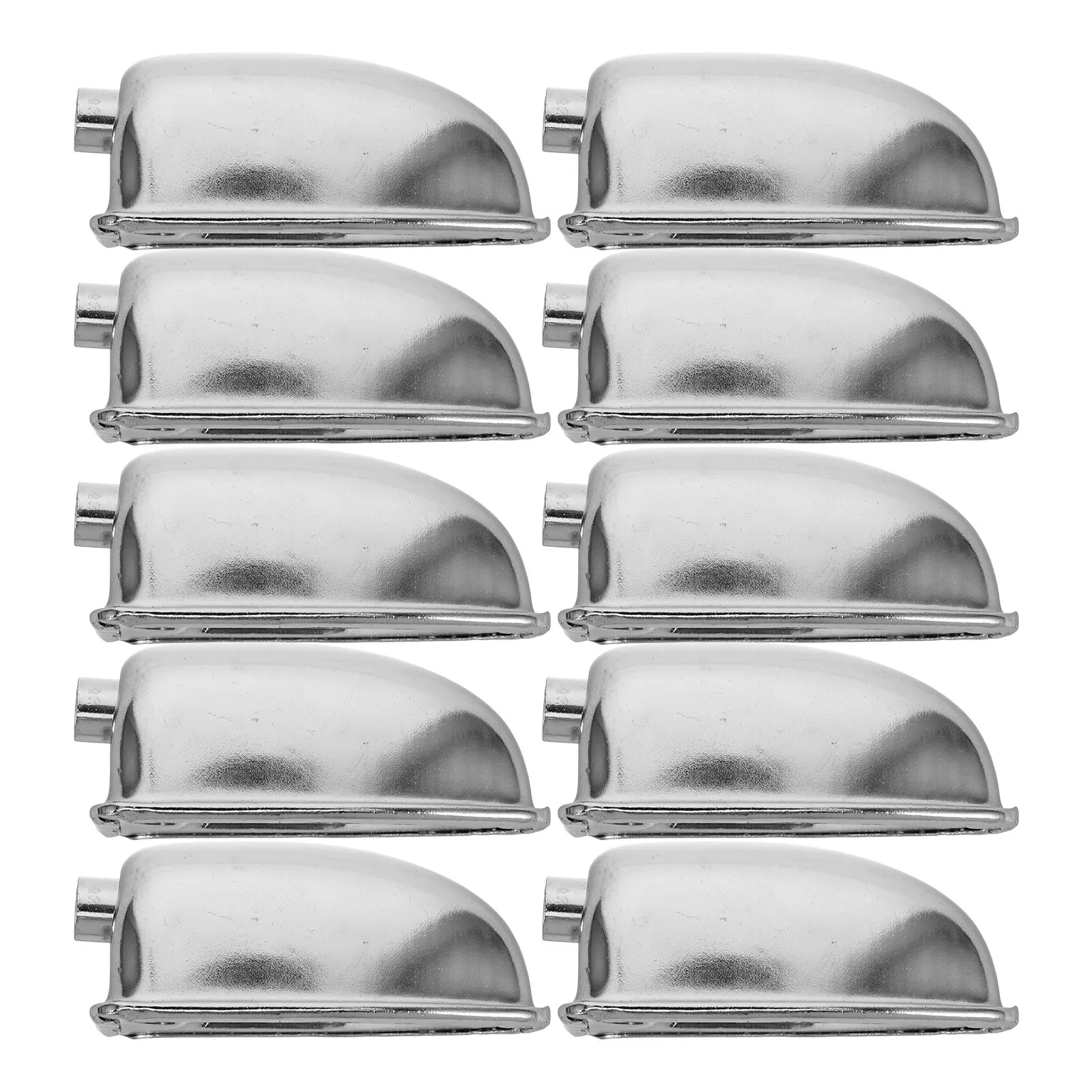 10Pcs Adjustable Drum Lugs Metal Snare Drum Parts Compatible with Tom Bass Double End Single End Claw Hooks Percussion