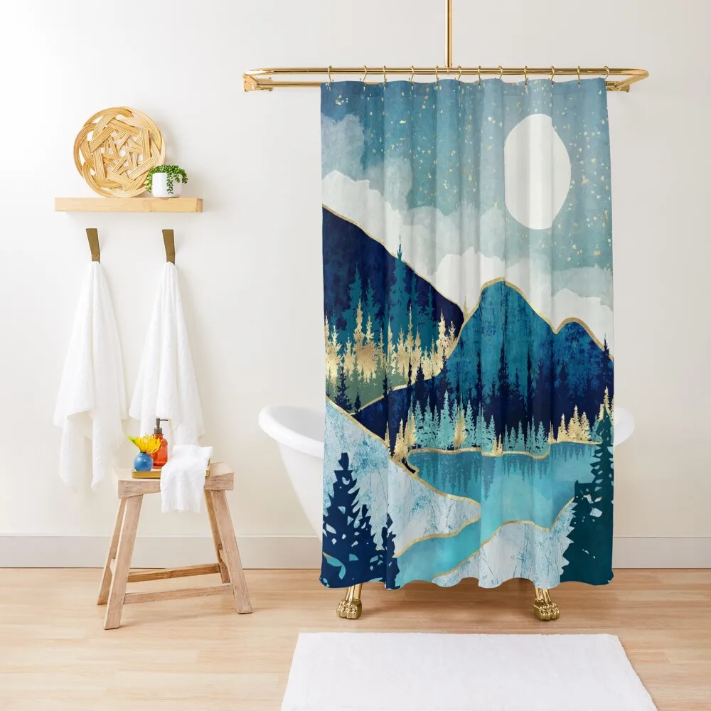 

Morning Stars Shower Curtain Bathroom Showers