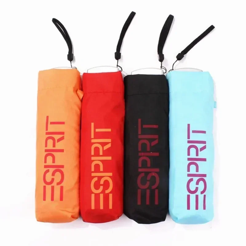 

Small Flat 4 Colors Pencil Umbrella Ultra-thin Light Mini Umbrella Small Aluminum Alloy Sunshade Rain Folding Umbrella