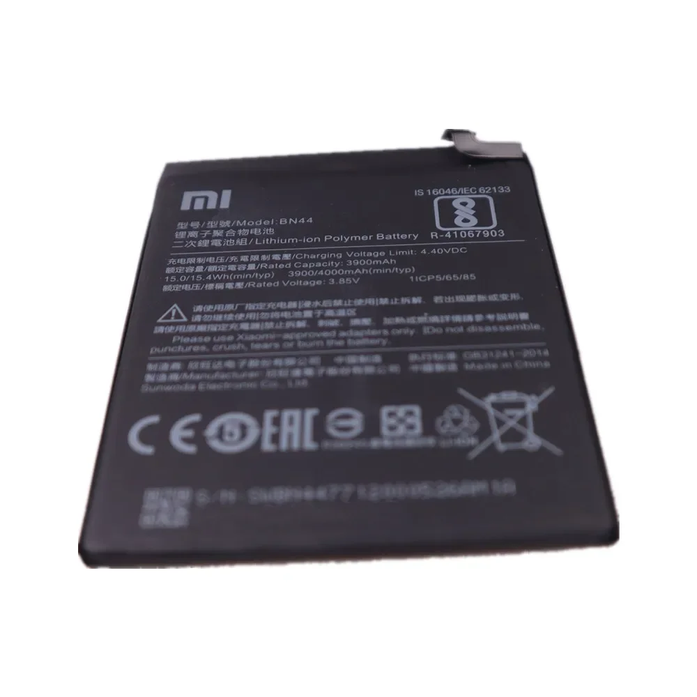 2024 Years Xiao mi 100% Original Battery for Xiaomi Redmi 5 Plus 5Plus BN44 4000mAh High Quality Mobile Phone Battery + Tools