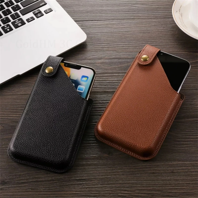 

For Infinix Hot 60 Pro Plus Leather Phone Case Pouch For Hot 60i 50 40 Pro Plus 30 20 11 12 Play Protection Cover Belt Waist Bag