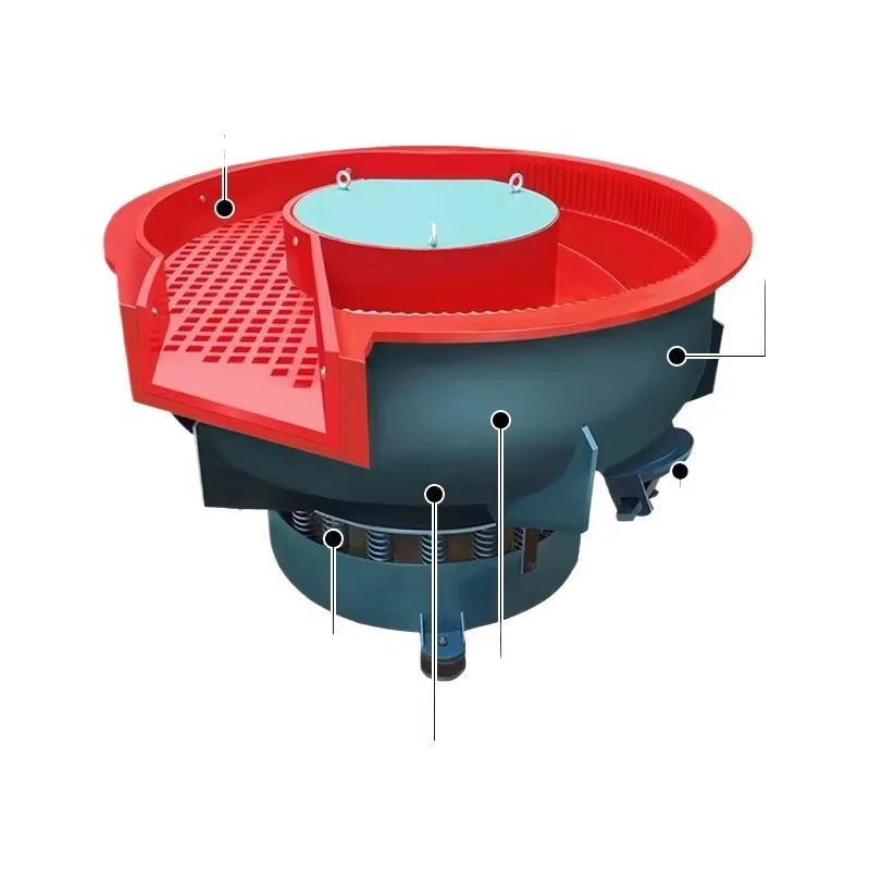 Engine-Powered Grinding Buffing Tumbling Vibratory Metal Finishing Polishing Machine for Industrial Use