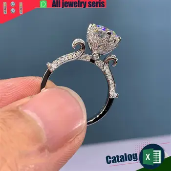 10 best sales pierścionki zaręczynowe dla kobiet - №5