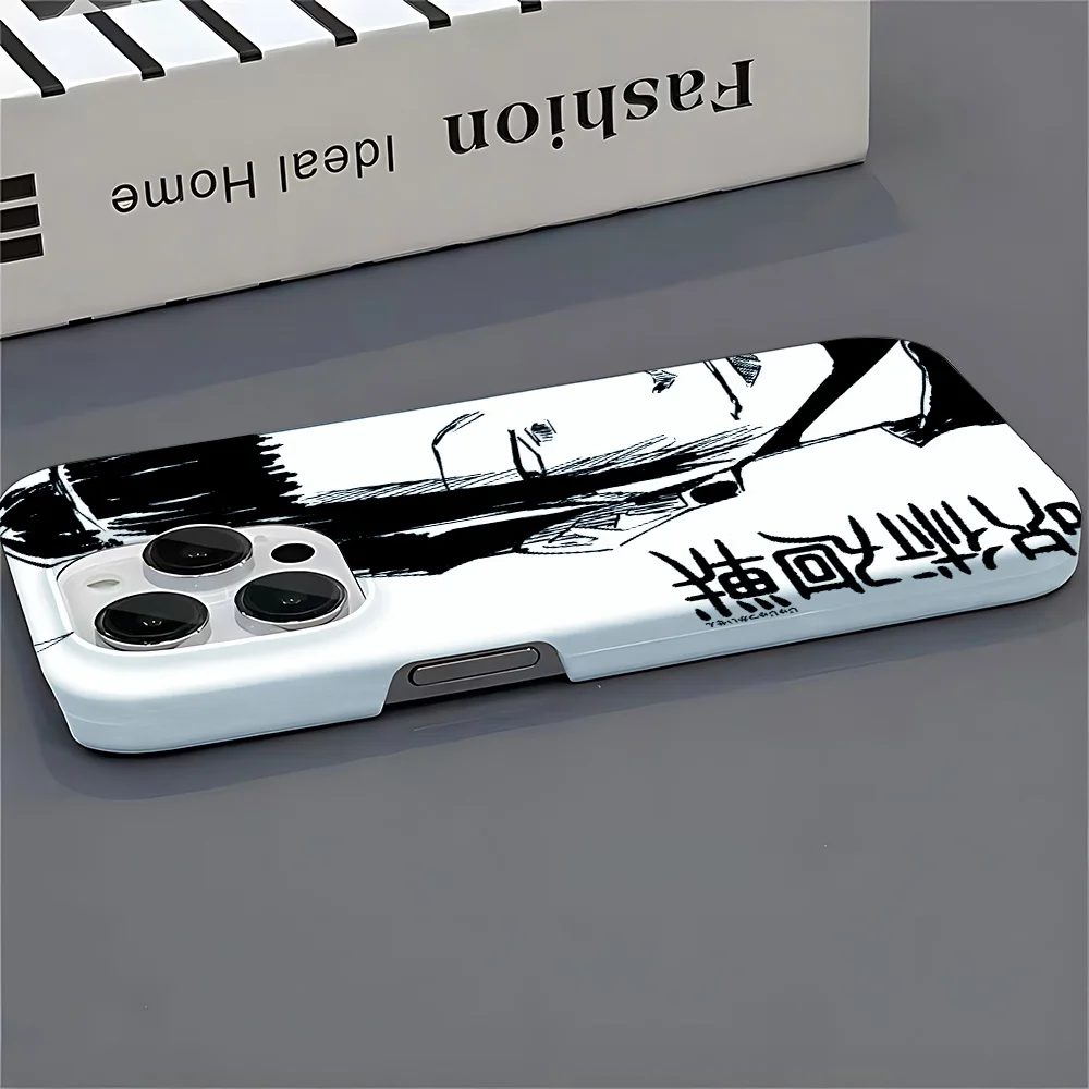 Anime Jujutsus Kaisens Phone Case for iPhone 16 15 14 13 12 11 Pro Max XS XR XSMax 6 7 8 Plus Glossy HD Hard PC Cover