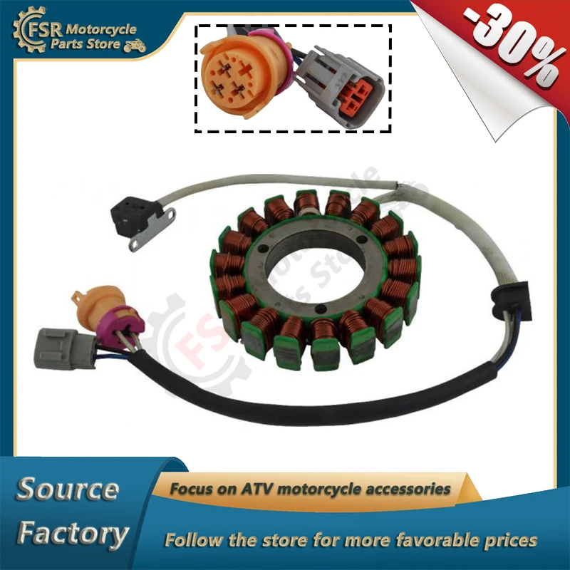 JIANSHE ATV Stator Magneto coil Fits JS400 Mountain Lion 18-pole Quad parts F3-D52000-0