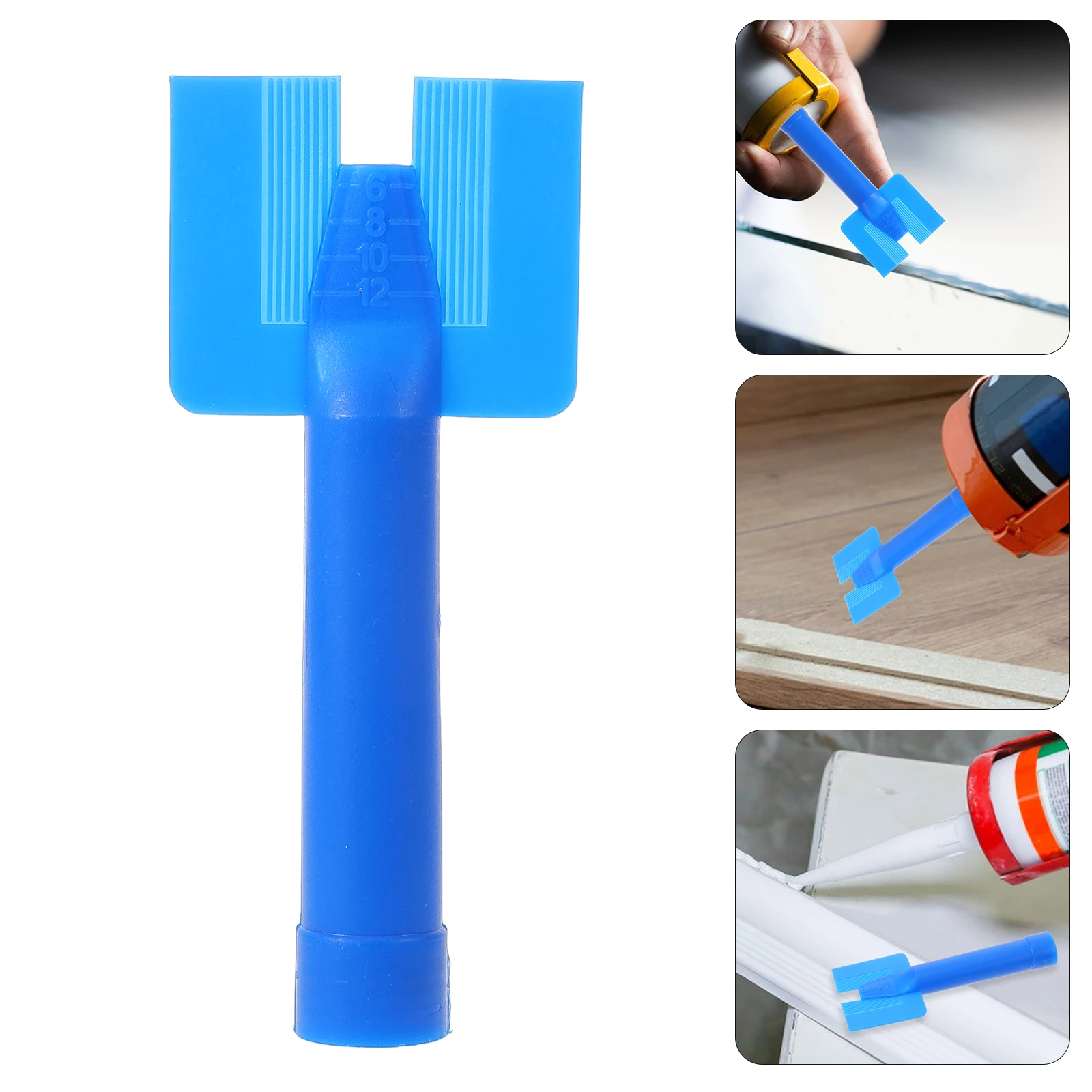 Medium Door Edge Pneumatic Caulk Nozzle Plastic Precise Glue Applicator Automotive Sealant Dispenser Nozzle Caulking Tube Tip