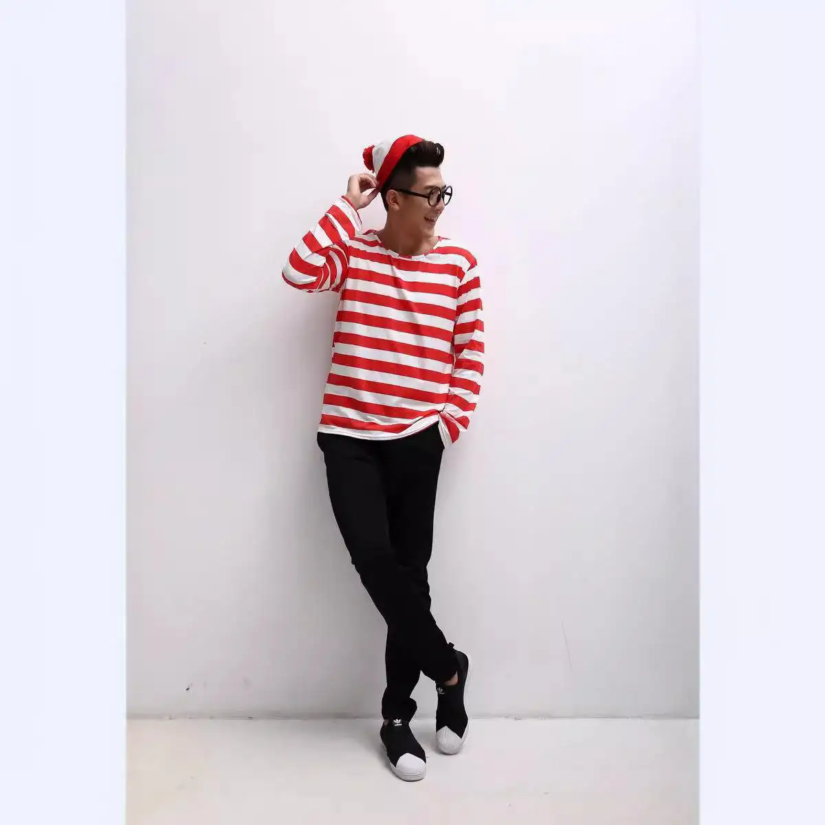 Loween pai-filho combinando inteligente wally anime cosplay roupas de casal material de poliéster traje tradicional chinês