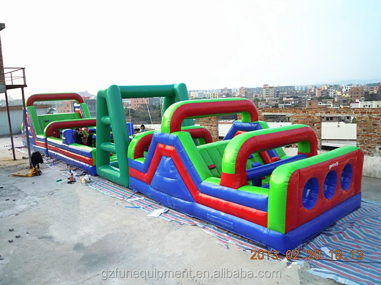 Funny Large Inflatable Comb Obstacle Course Party Rentals  Inflatable Obstacle Course for Team Events