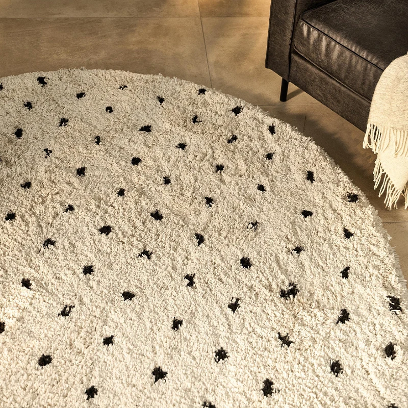 Cream-style Carpet Living Room 2025 New Thickened Long Sweater Closet High-end Sense Of Simple Bedroom Bedside Cat Blanket