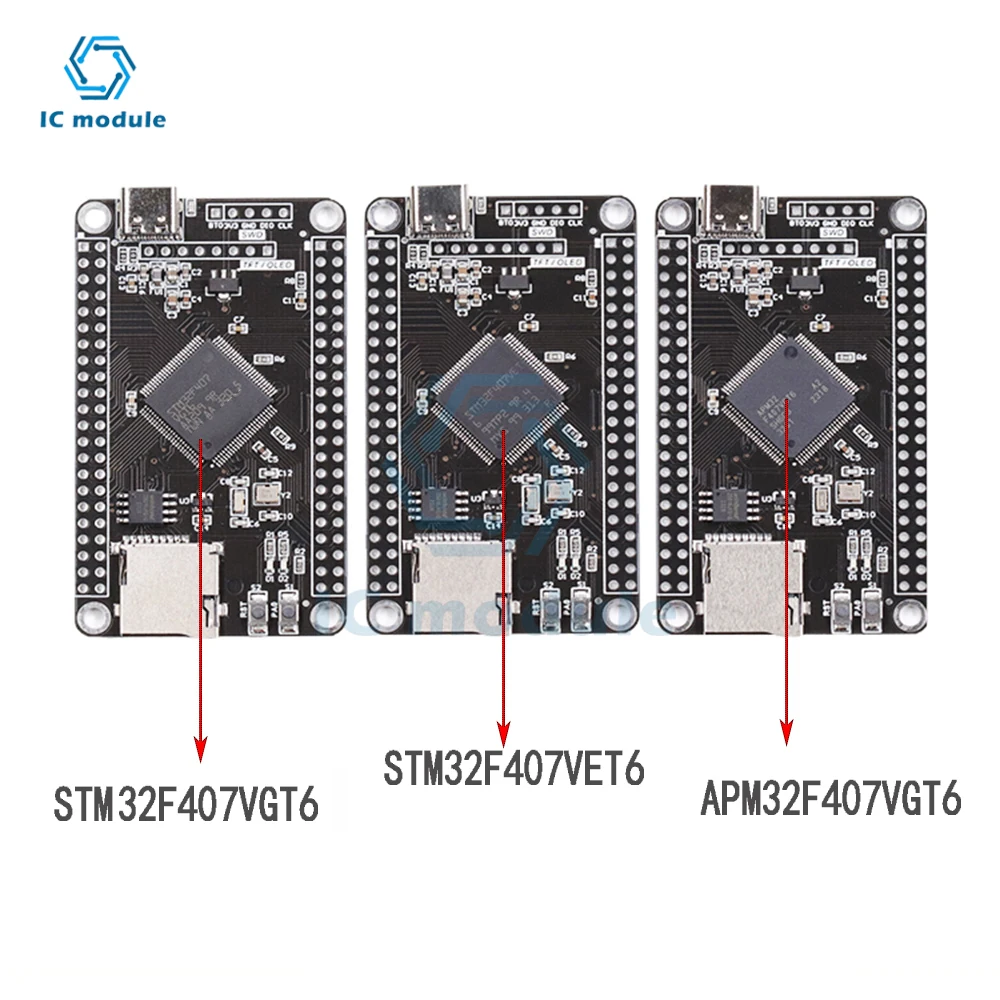 STM32F407VET6 APM32F407VGT6 STM32F407VGT6 Development Board MCU Learning Board Cortex-M4 Core Board STM32 System Board