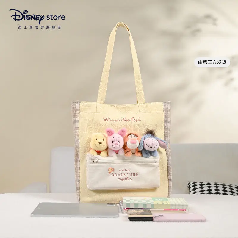 

Official Disney Winnie The & Toy Story & Zootopia Shoulder Tote Bag Outdoor Daily Commute Bag For Women Perfect Cute Fun Gift