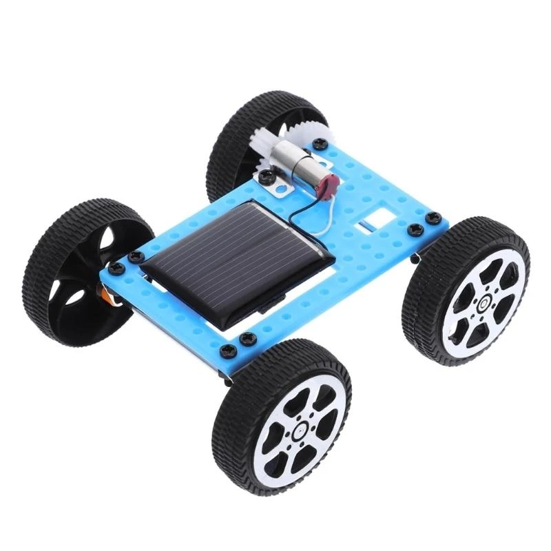STEM zestawy do budowy samochodów na energię słoneczną model rzemieślniczy projekt zabawka dla dzieci tworzenie 2 szt. 15UB
