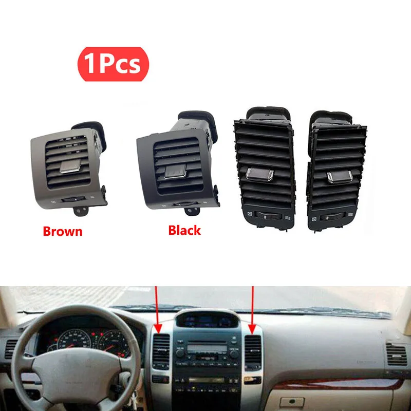 Ruili69 Air Conditioning Vent air window For Toyota Land Cruiser Prado 120 Lexus GX 470 2003 - 2009 Dashboard Air Outlet Penal