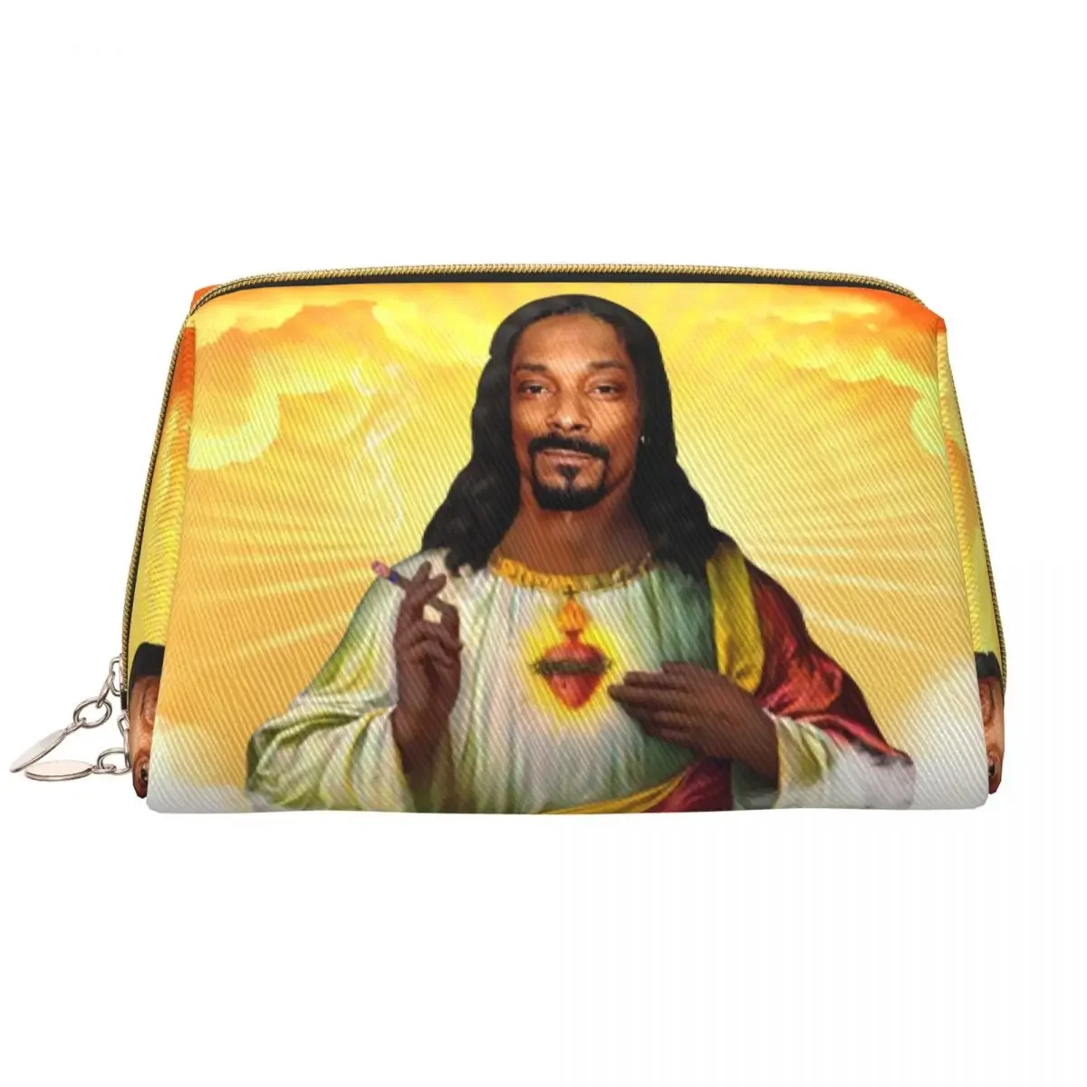 

Travel Saint Jesus Snoop Dogg Music Rapper Toiletry Bag Fashion Makeup Cosmetic Organizer Women Beauty Storage Dopp Kit Box