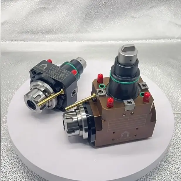 1PC BMT 0°/90° Speed-increasing power tool holder BMT40 45 55 ER16 CNC Lathe Tool Holder 12 workstations