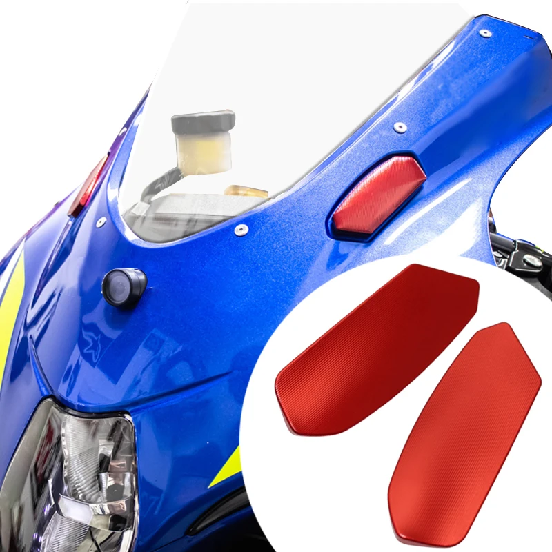 Espelho buraco decorativo capa base retrovisor defletor eliminadores para suzuki GSX-R1000 gsxr1000r gsxr GSX-R 2017-2024