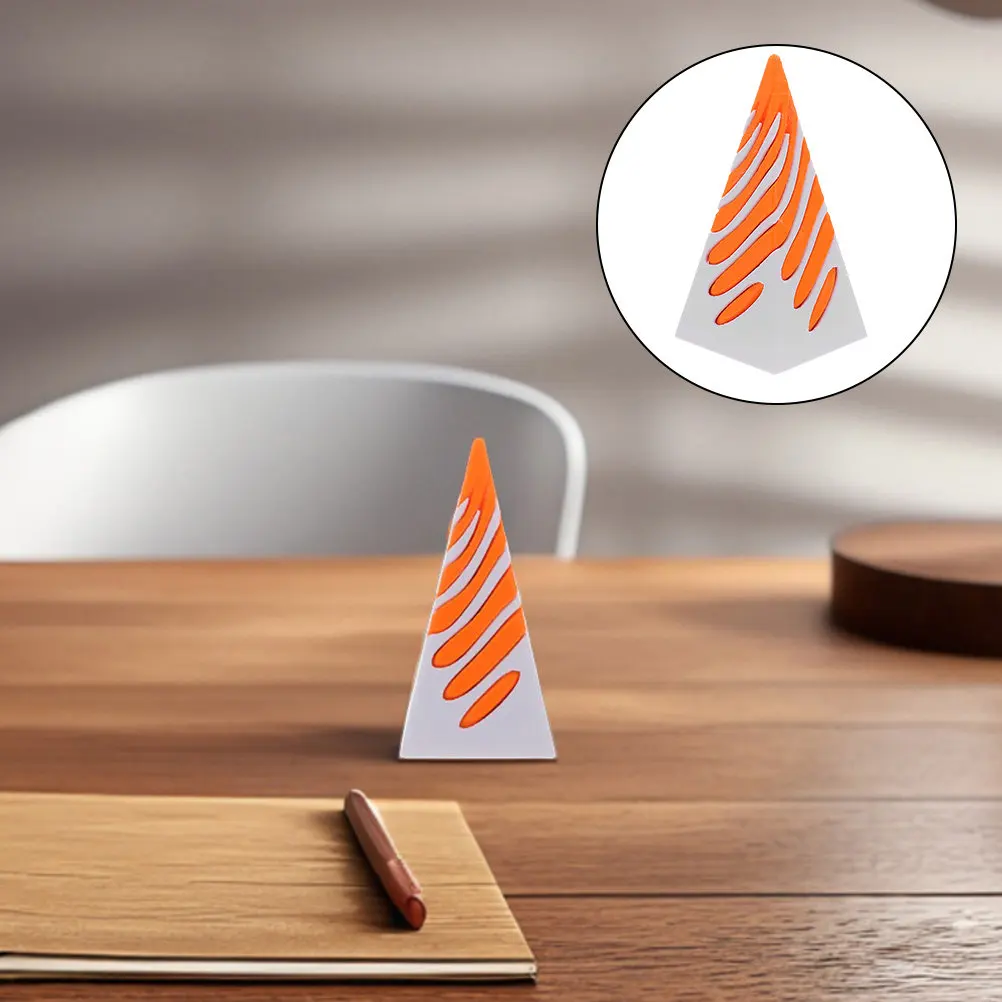 lot-de-2-sculptures-coniques-spirales-imprimees-en-3d-ornement-de-bureau-unique-pour-bureau-salle-d'etude-salon-art-moderne