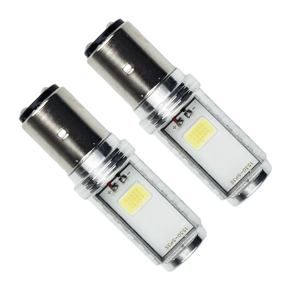 H6-S2 BA20D Led Motorcycle Headlight Bulbs COB Led 1000LM Hi Lo Lamp Scooter Moto ATV Accessories Fog Lights 12V