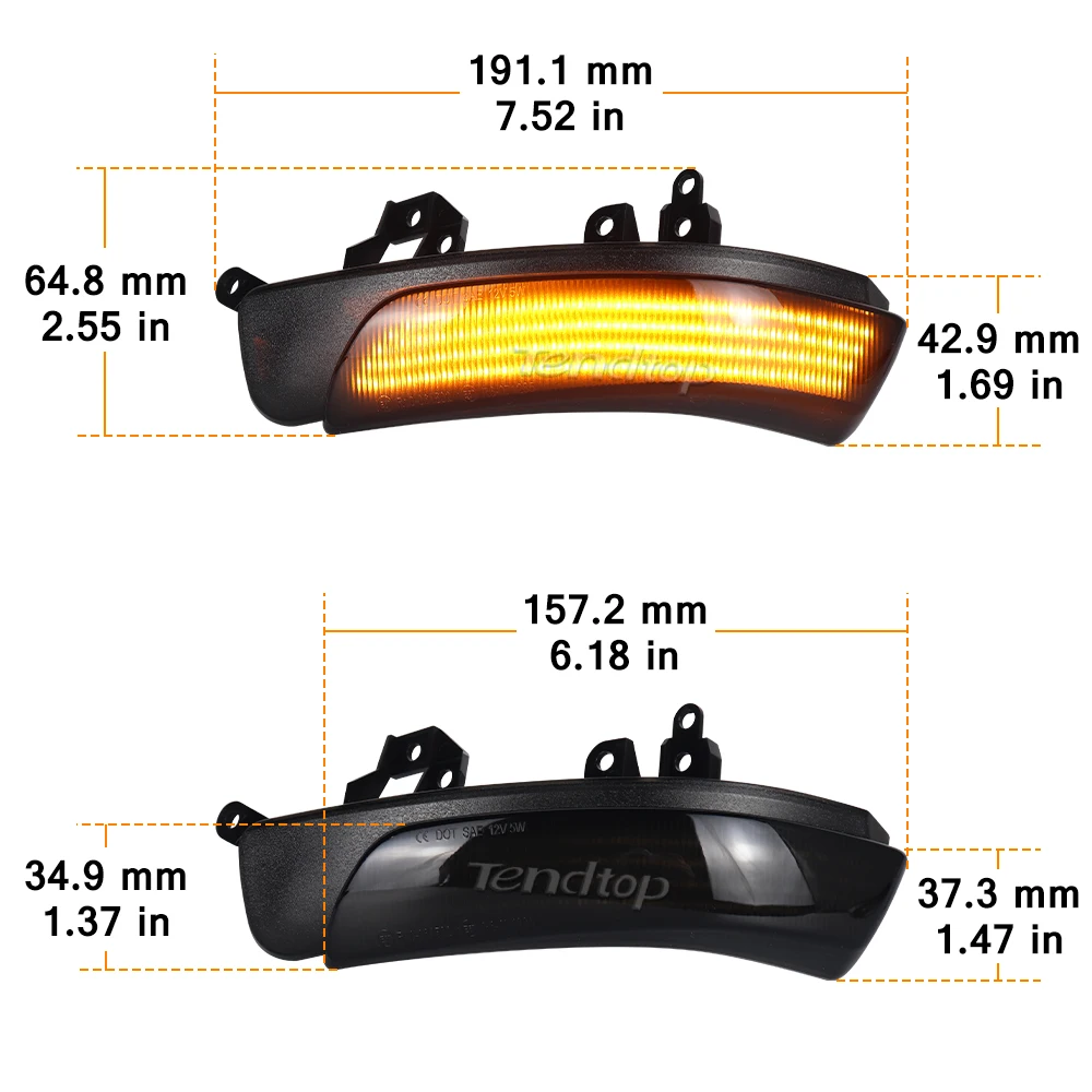 2 шт. для Toyota REIZ 2010-2016/WISH/PRIUS/MARK X/CROWN/AVALON светодиодный динамический указатель поворота зеркала лампа индикатор тюнинга автомобиля