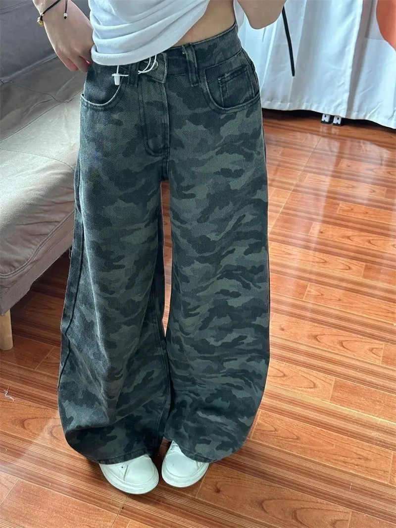 

Джинсы Расширяемые Femmes Женская S Одежда Kawaii Милые Милые Японские Харадзюку Корейские Женские Джинсовые Модные Эстетические Пастельные Цвета