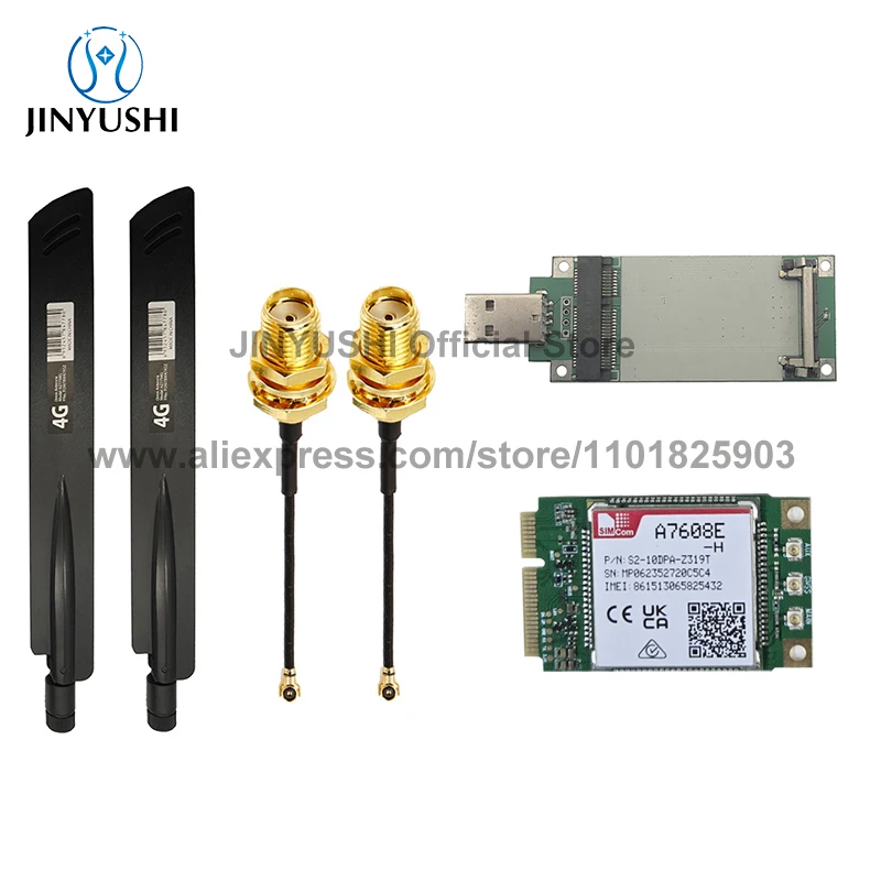 SIMCom A7608E-H TABE MINI PCIE CAT4 4G LTE, modul pendukung GPS pengganti SIM5320E SIM5360E series SIM7600E