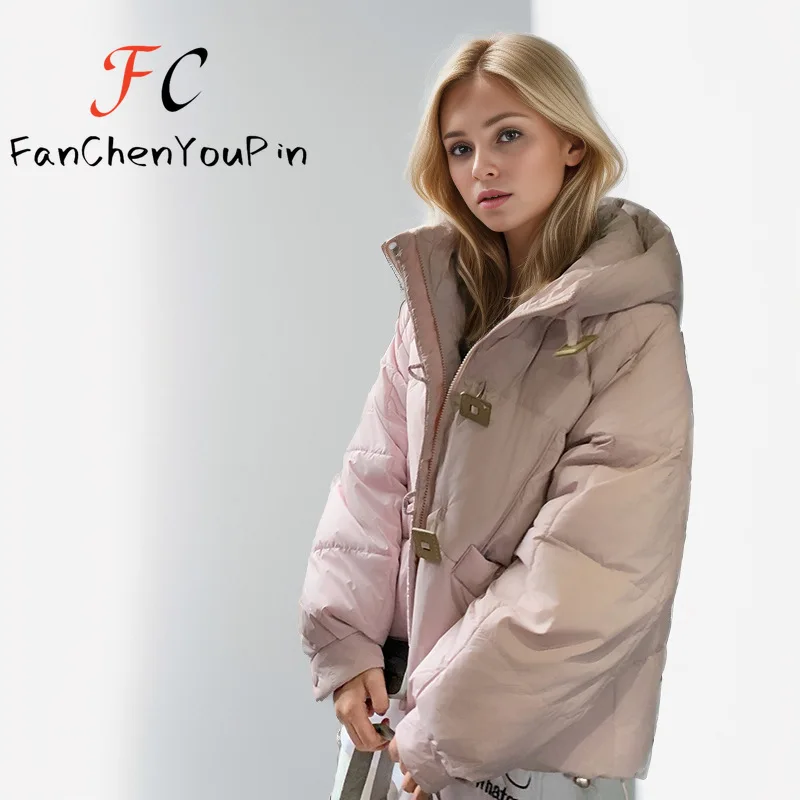 Nieuwe Mode Herfst Winter Damesjassen Casual Lange Mouwen Warme Capuchon Jassen Vintage Verdikte Katoenen Parka 'S Dames