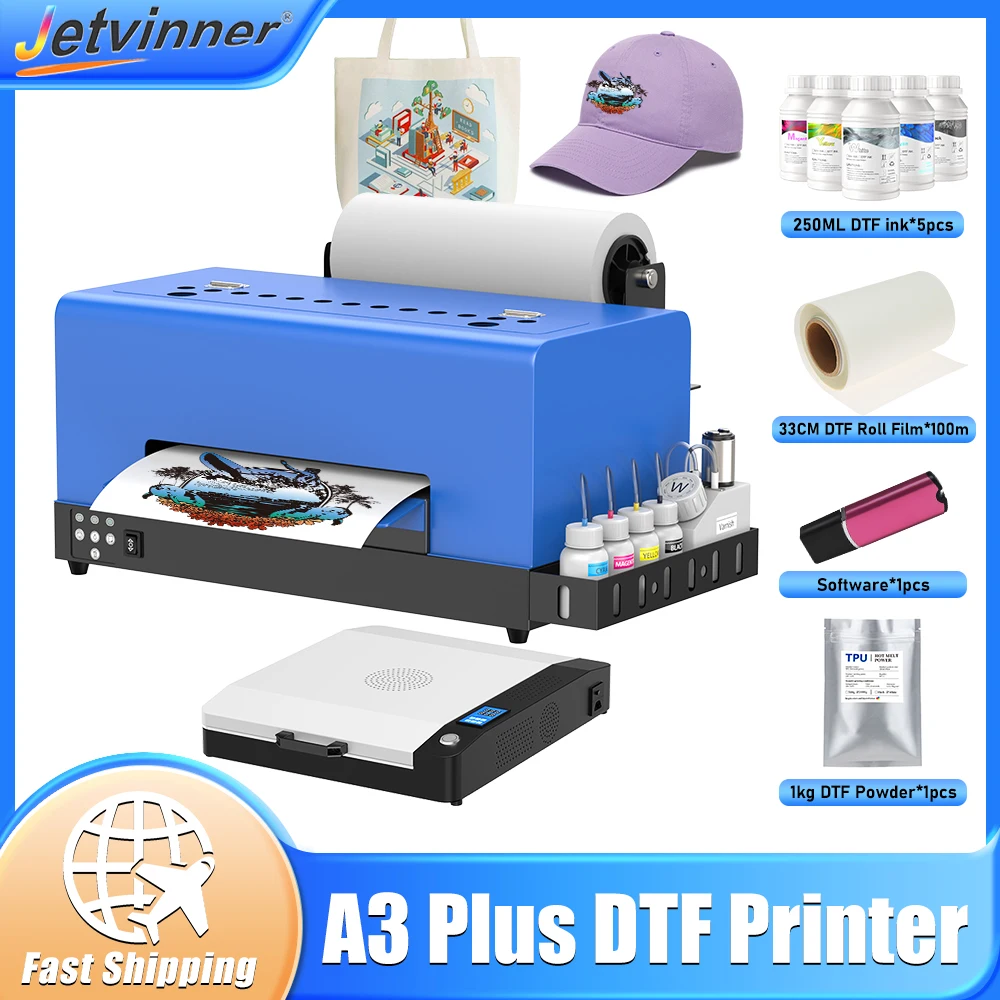 

Принтер A3+ L805 DTF Принтер для переноса пленки Impresora dtf a3 с устройством подачи рулонов для одежды, футболок, печатная машина
