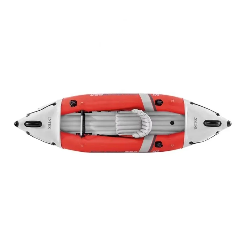 YTYIN INTEX 68303 Pro K1 Outdoor Water Sports Rafting Single Inflatable Kayak Inflatable Rowing Boat Set For Fishing