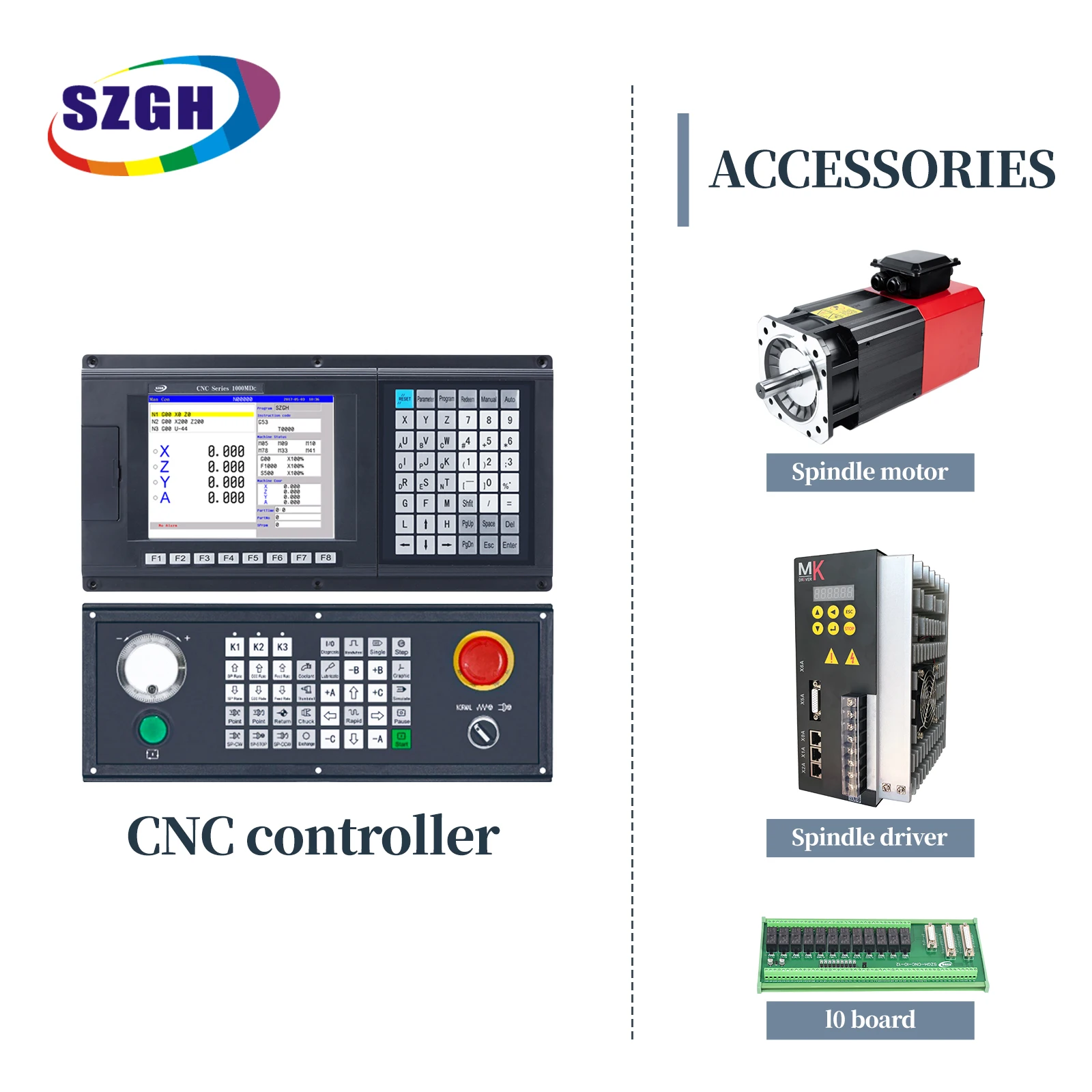 Standard Type 4 Axis DSP Controller for CNC Router With MPG