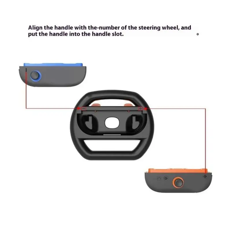 R53C Strong Controller Grip Enhanced Not Slip Steering Wheel for Console Gaming