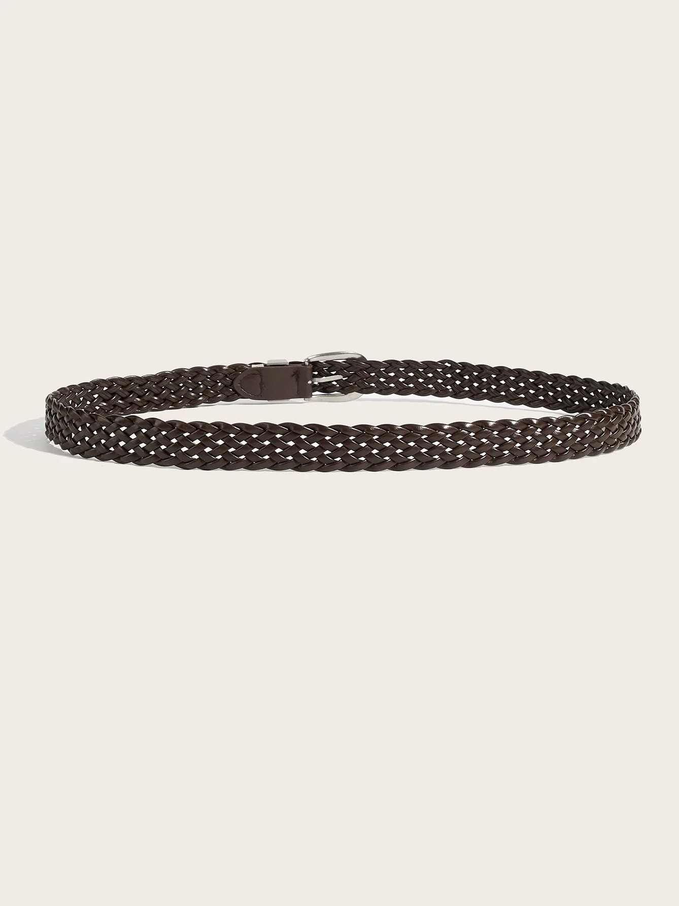 Handmade Braided Retro Women's Belt No Punching Simple Decorative Jeans Belt PU Leather Y2K Style Casual Fashion Accessory