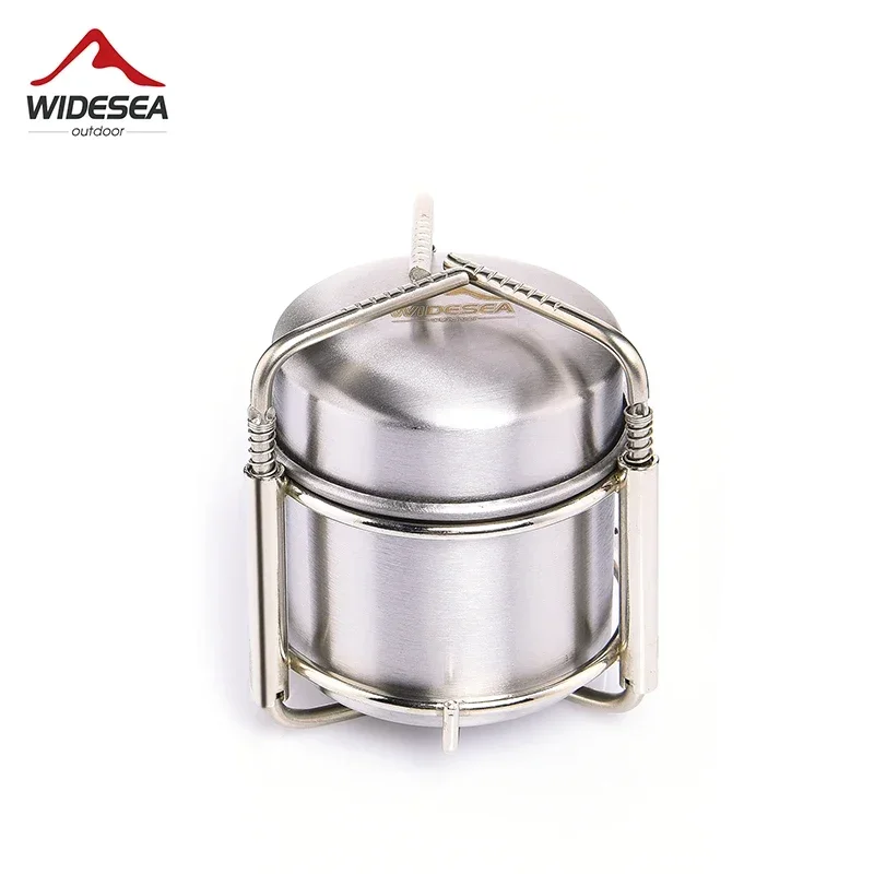 Widesea Alcohol Stove Camping  Outdoor Picnic Mini Burner stand Tourism Heater Supplies Kitchenware Furnace Portable Cookware