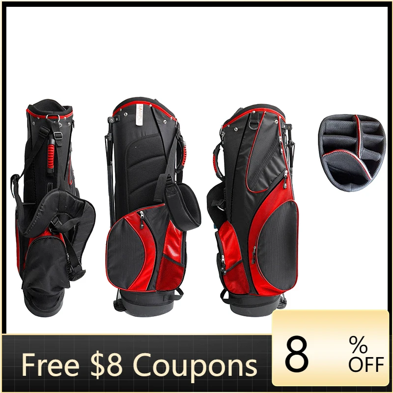 

XMSJ Navy Blue Portable Zipped Golf Stand Bag