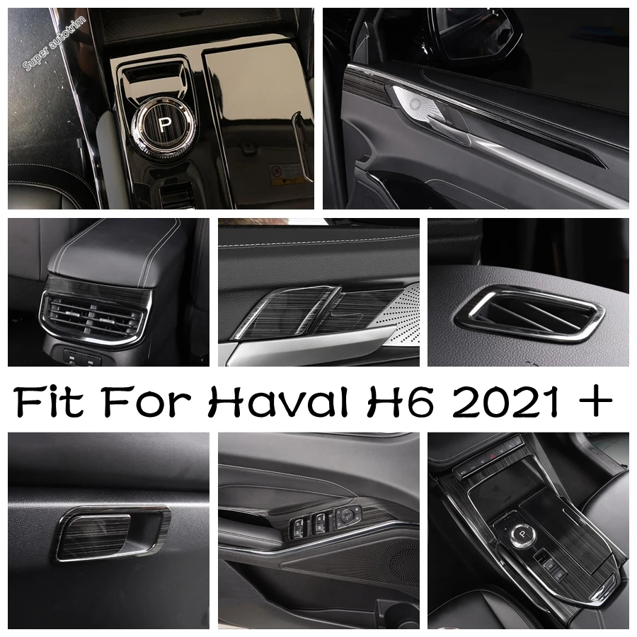 

Start Stop Button / Glove Box / Gear Shift Panel /Window Lift / Dashboard Air AC Cover Trim For Haval H6 2021 - 2024 Accessories