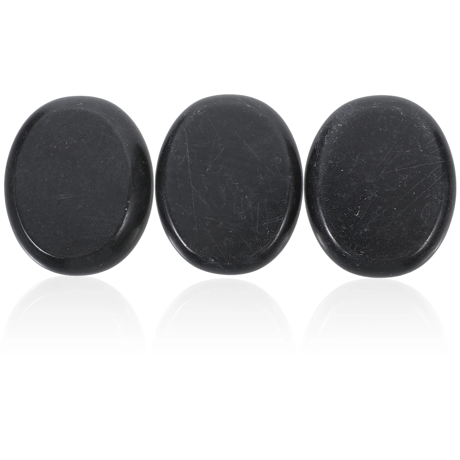 3 piedras de masaje suaves, energía para Spa Suite Easy Way Relax, curación del volcán caliente negro