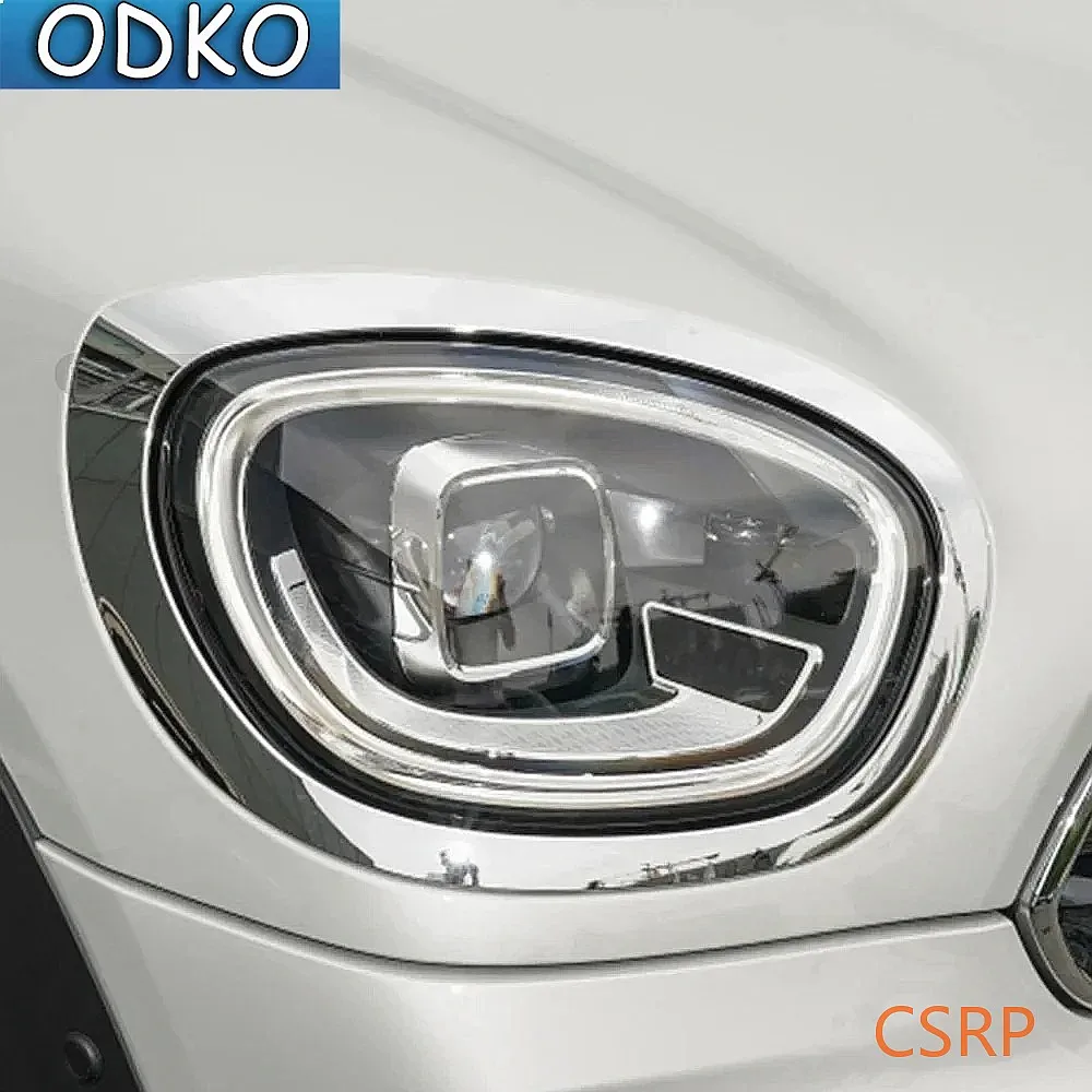 For MINI Cooper Countryman F60 JCW Car Headlight Protective Film Headlamp Restoration Transparent Black TPU Sticker Accessories
