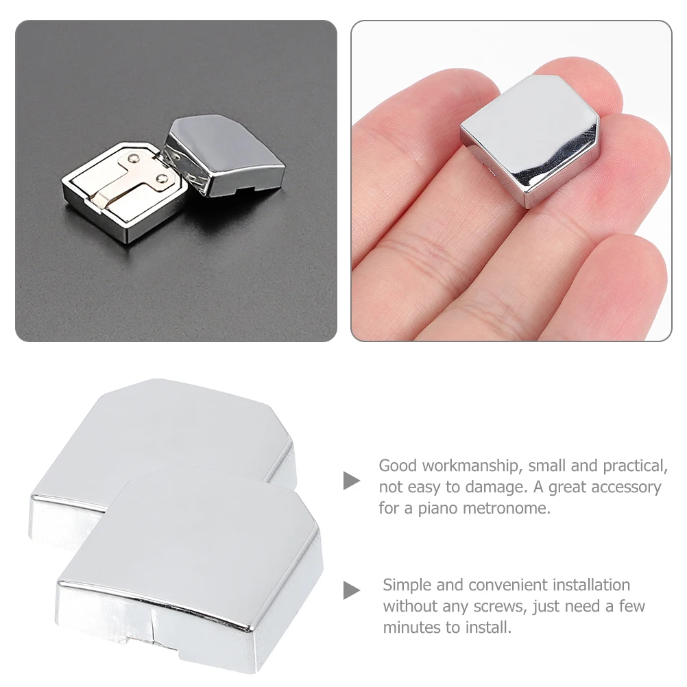 

2pcs Metal Piano Metronome Replacement Sliding Block Mechanical Pendulum Part Universal Lightweight Compact Easy Installation