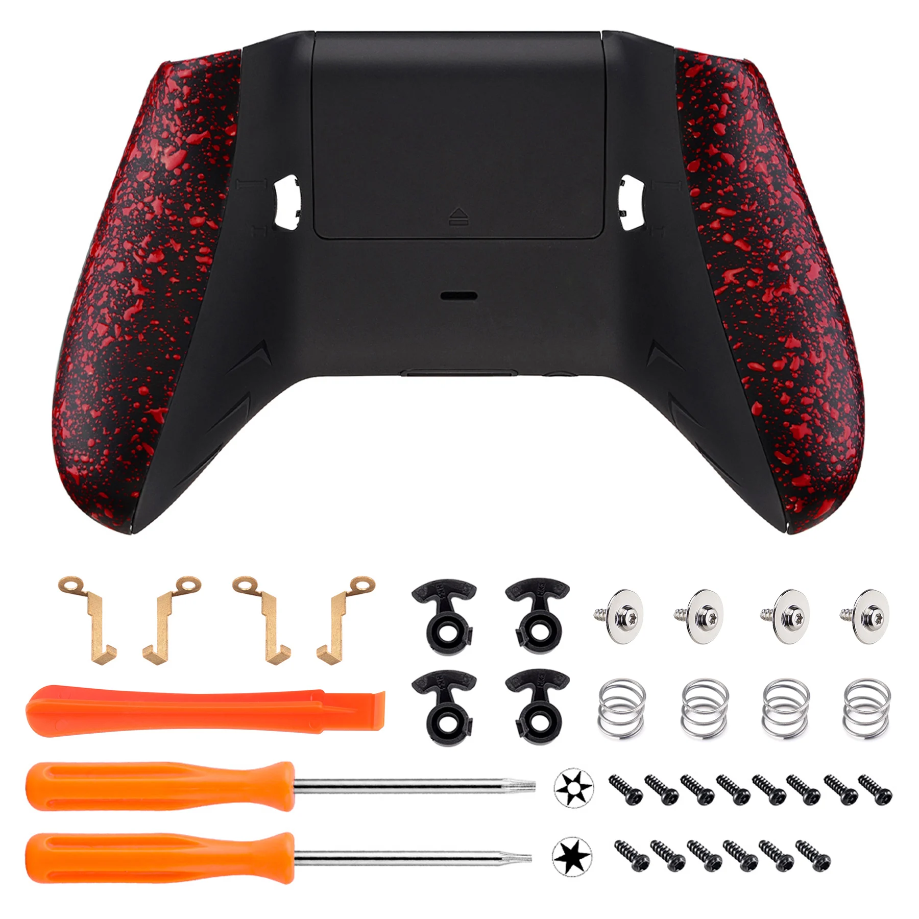 Extremerate Flashshot Trigger Bodem Shell Kit Back Shell & Handvat Grips & Dual Trigger Sloten Voor Xbox One S & een X Controller