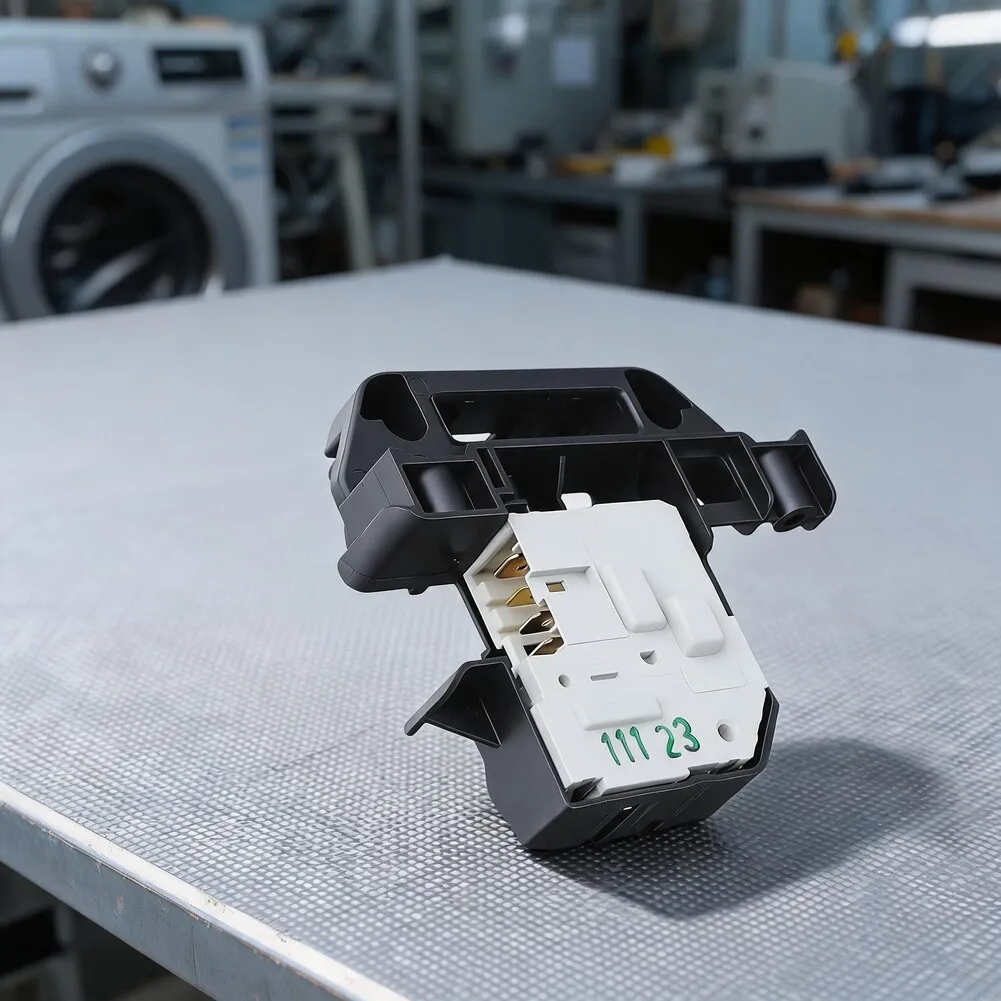 WH44X10288 Door Lid Lock for GE and For Kenmore Washing Machines Supports Reliable Activation of Wash Cycle Initiation Sequences