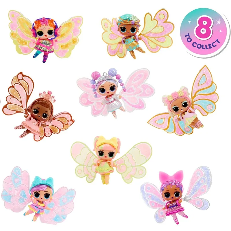 L.O.L. مفاجأة! دمية مفاجئة، جنية صغيرة، صندوق أعمى، أجنحة خرافية، لعبة كرة تفكيك ذاتية الصنع، هدية عيد ميلاد