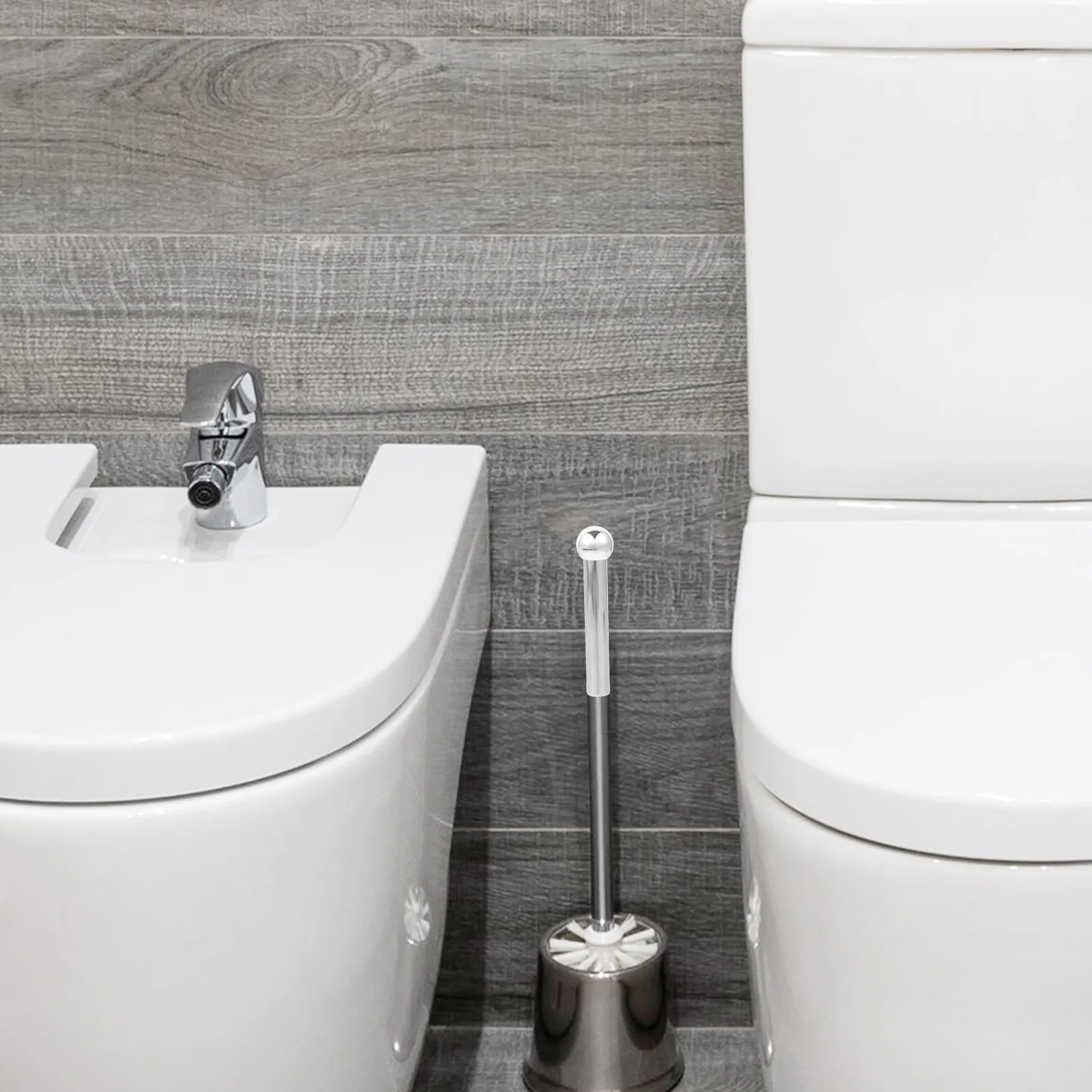 

Сменная ручка для туалетной щетки из нержавеющей стали, профессиональный дизайн, повышенная прочность, для щетки для унитаза