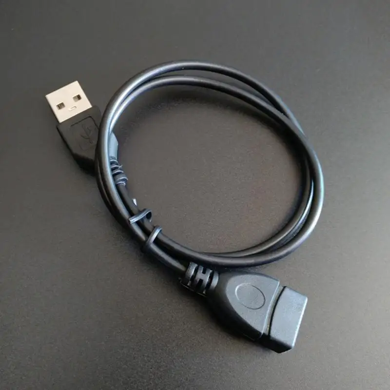 Przedłużacz kabla USB 2.0 0,5/0,6/0,7/0,8/1/1,5 m Przewodowy przewód transmisji danych Bardzo szybki wyświetlacz Przedłużenie danych projektora