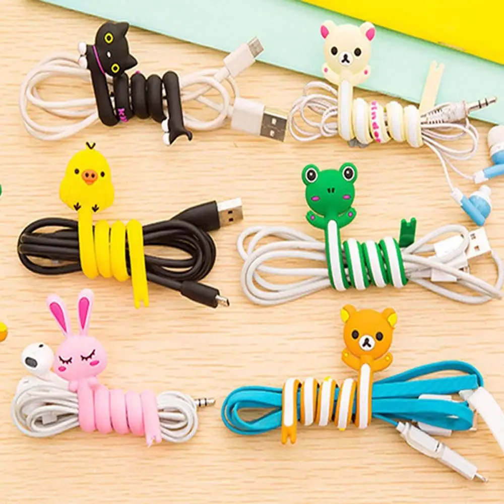 Keyboard Cable Cord Holder Phone Line Earphone Cord Organizer Wire Holder Cable Clamp Cable Winder Wire Winder Cable Organizer